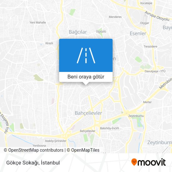 Gökçe Sokağı harita
