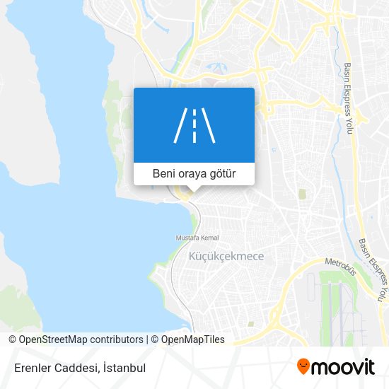 Erenler Caddesi harita