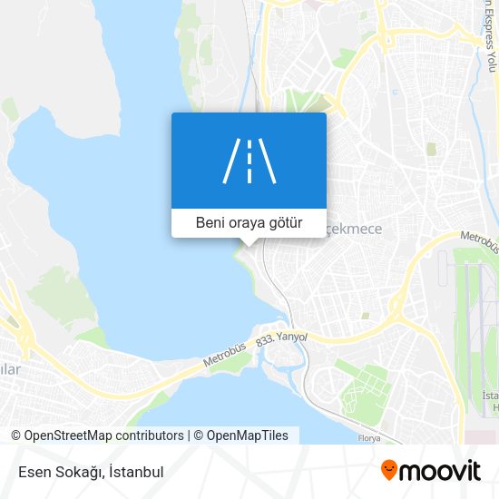 Esen Sokağı harita