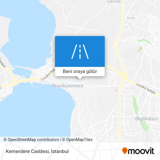 Kemerdere Caddesi harita