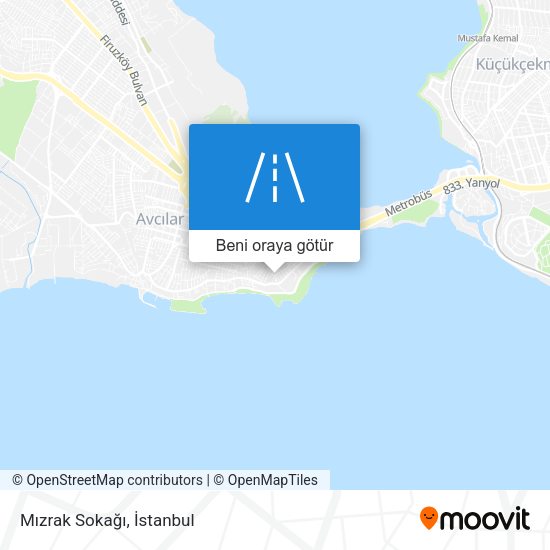 Mızrak Sokağı harita