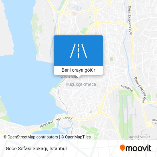 Gece Sefası Sokağı harita