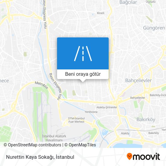 Nurettin Kaya Sokağı harita