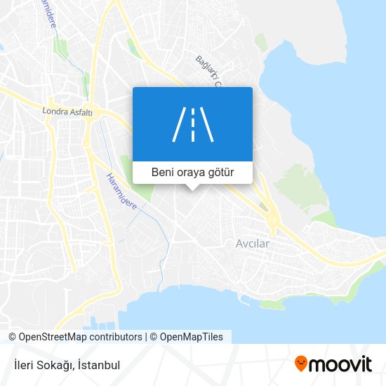 İleri Sokağı harita