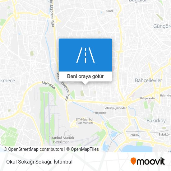 Okul Sokağı Sokağı harita