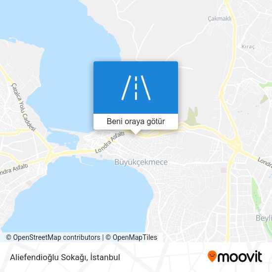 Aliefendioğlu Sokağı harita