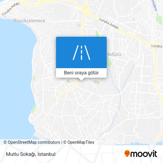 Mutlu Sokağı harita