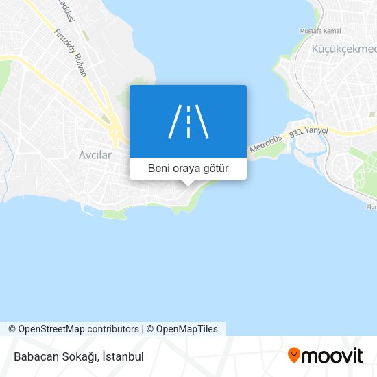 Babacan Sokağı harita