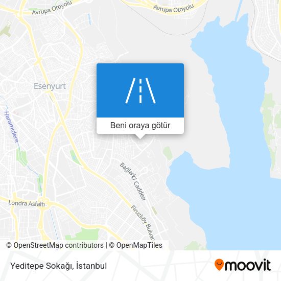 Yeditepe Sokağı harita