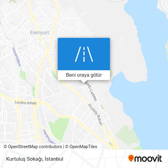Kurtuluş Sokağı harita