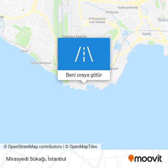 Mirasyedi Sokağı harita