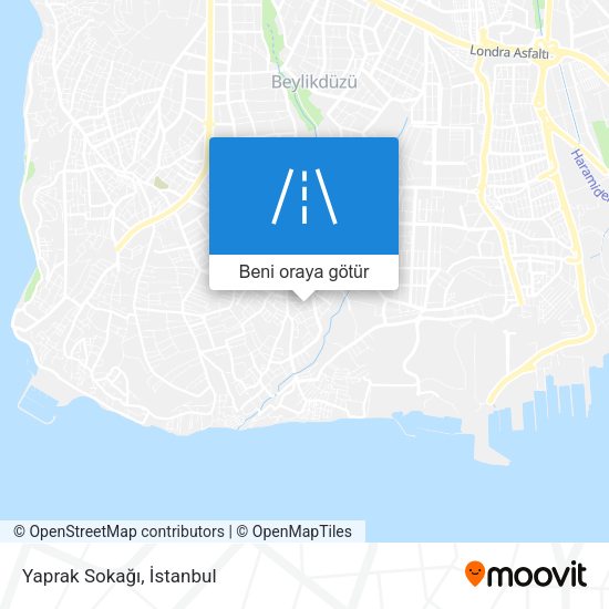 Yaprak Sokağı harita