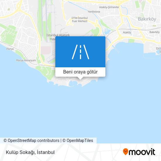 Kulüp Sokağı harita