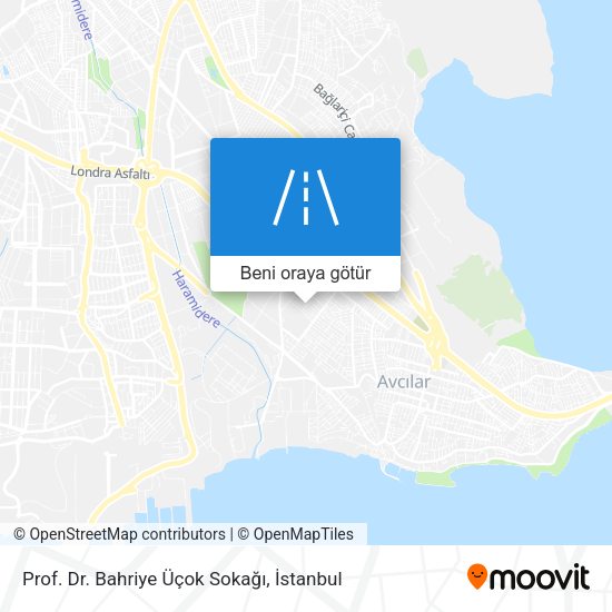 Prof. Dr. Bahriye Üçok Sokağı harita