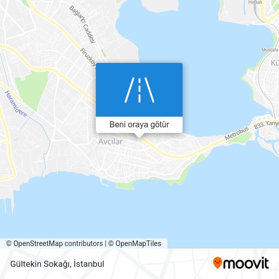 Gültekin Sokağı harita