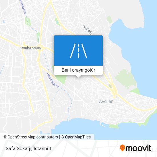 Safa Sokağı harita