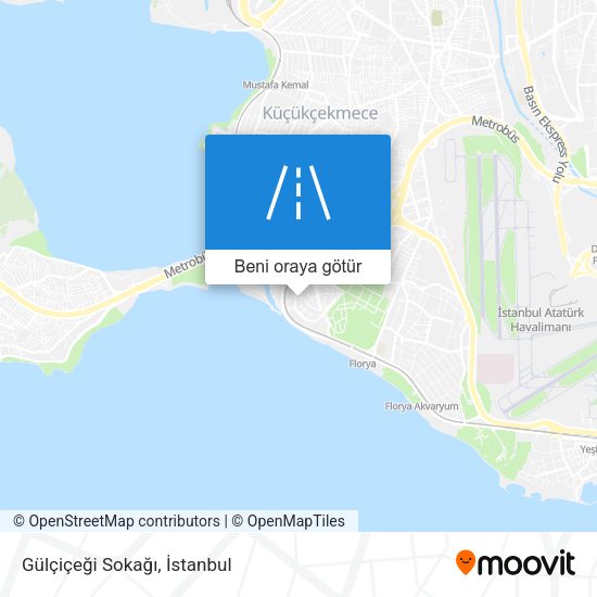 Gülçiçeği Sokağı harita