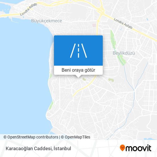 Karacaoğlan Caddesi harita