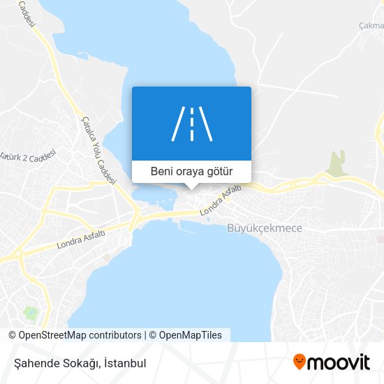 Şahende Sokağı harita