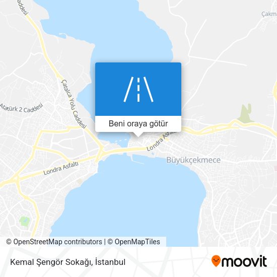 Kemal Şengör Sokağı harita