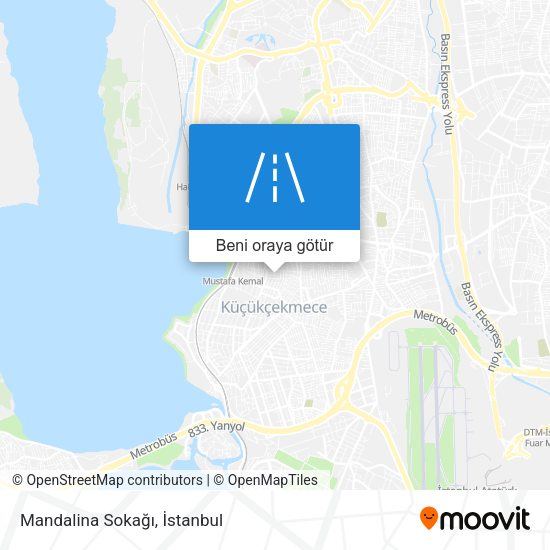 Mandalina Sokağı harita