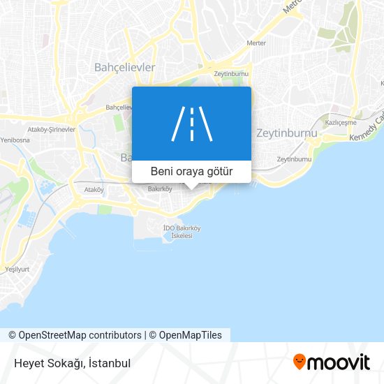 Heyet Sokağı harita