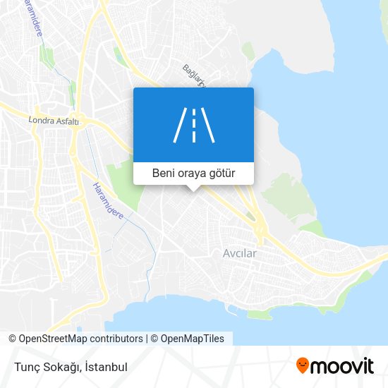 Tunç Sokağı harita