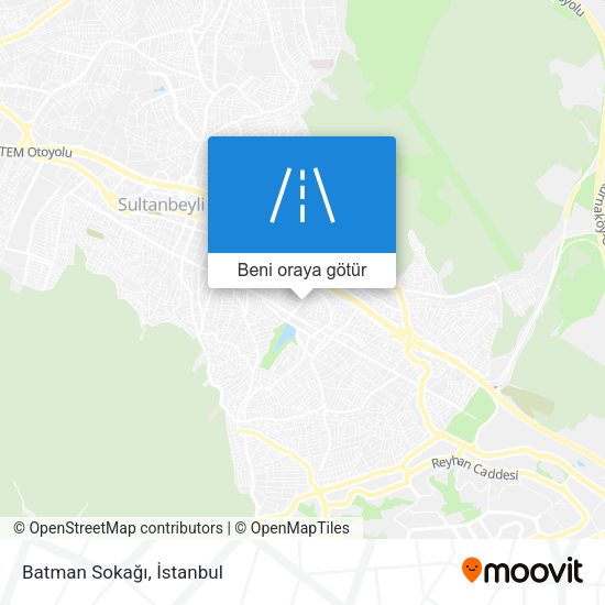 Batman Sokağı harita