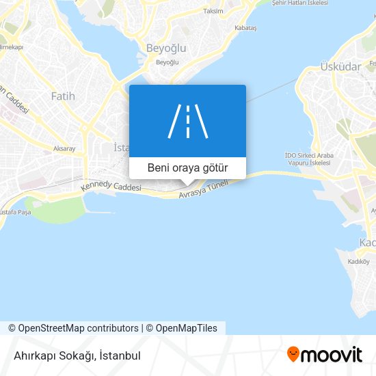 Ahırkapı Sokağı harita