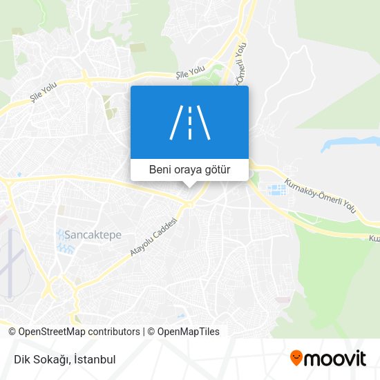 Dik Sokağı harita