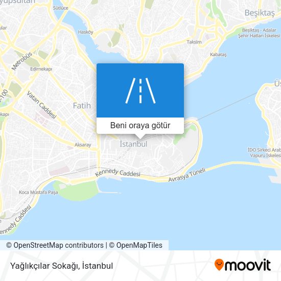 Yağlıkçılar Sokağı harita