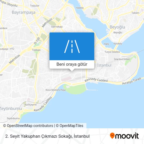 2. Seyit Yakuphan Çıkmazı Sokağı harita