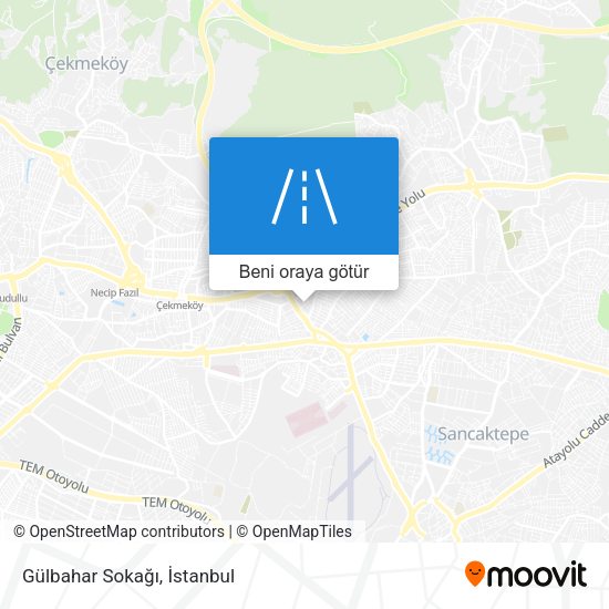 Gülbahar Sokağı harita