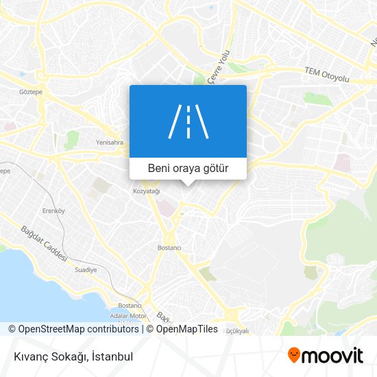 Kıvanç Sokağı harita