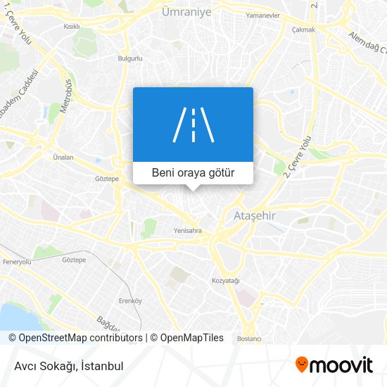 Avcı Sokağı harita