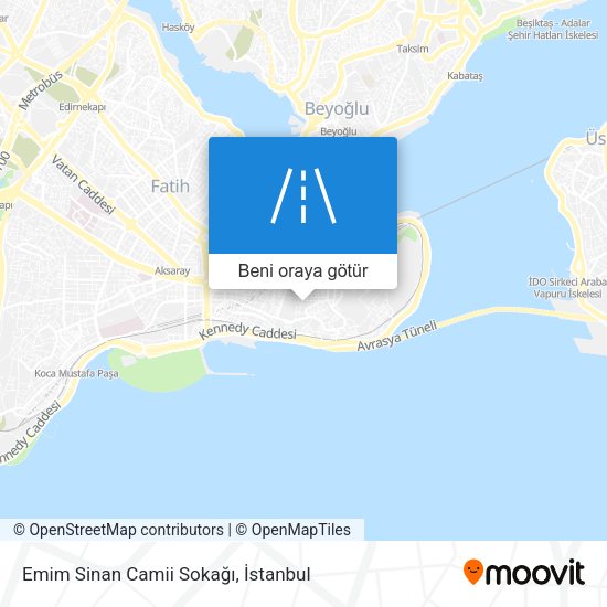 Emim Sinan Camii Sokağı harita