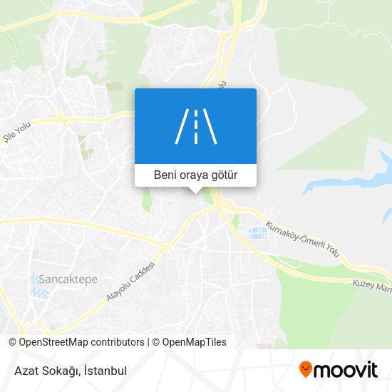 Azat Sokağı harita