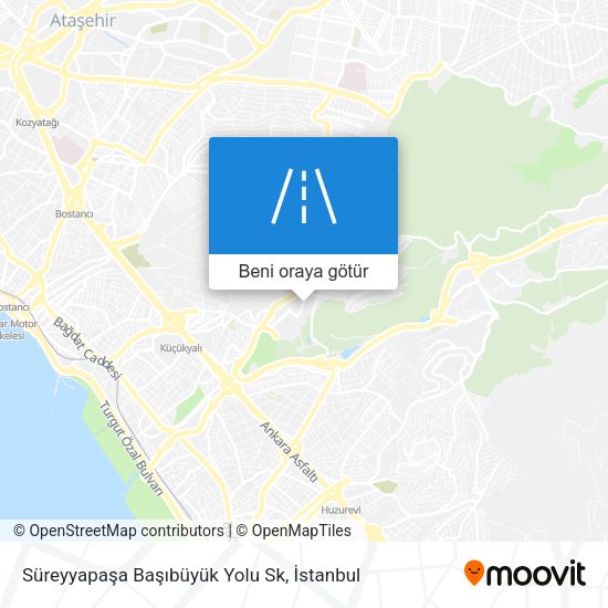 Süreyyapaşa Başıbüyük Yolu Sk harita