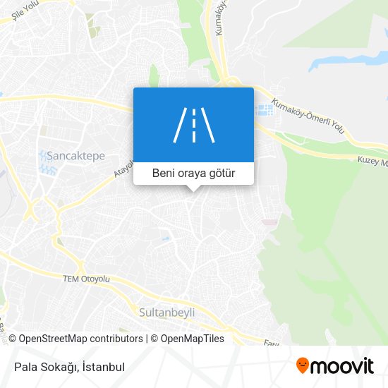 Pala Sokağı harita