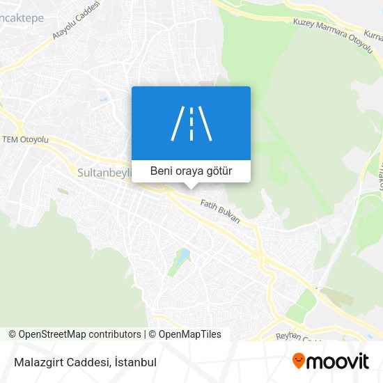 Malazgirt Caddesi harita