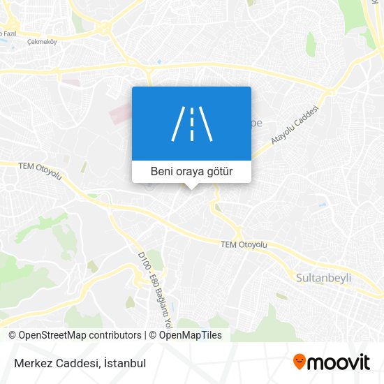 Merkez Caddesi harita