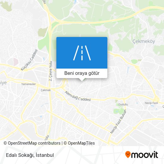 Edalı Sokağı harita