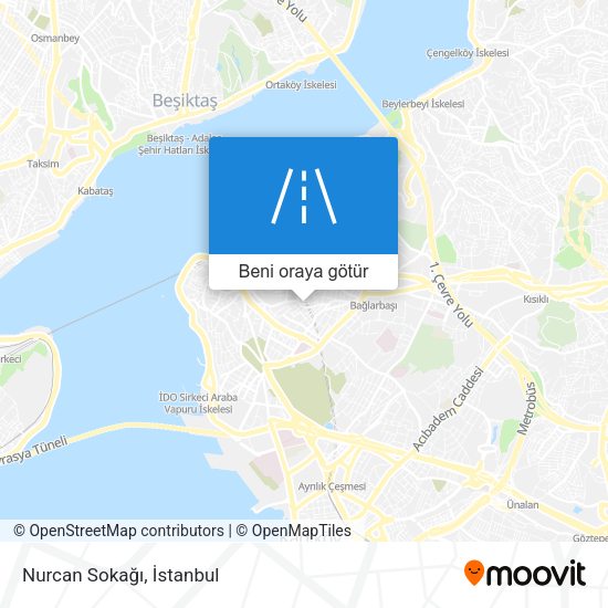 Nurcan Sokağı harita