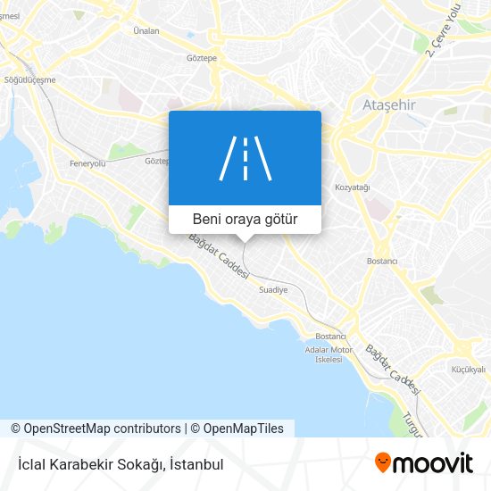 İclal Karabekir Sokağı harita