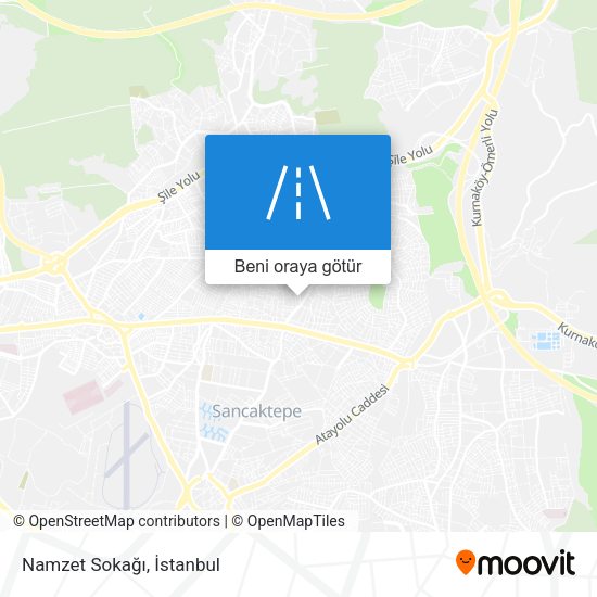Namzet Sokağı harita