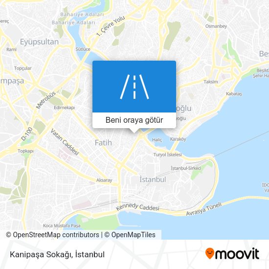 Kanipaşa Sokağı harita