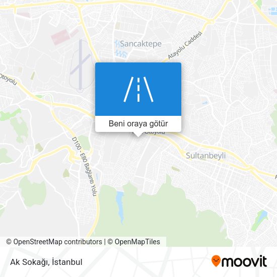 Ak Sokağı harita