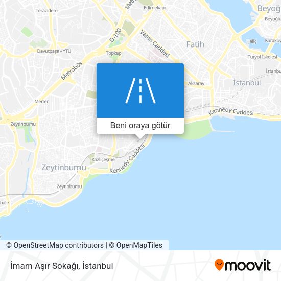 İmam Aşır Sokağı harita