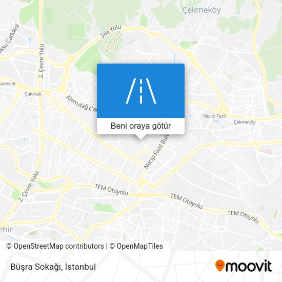 Büşra Sokağı harita
