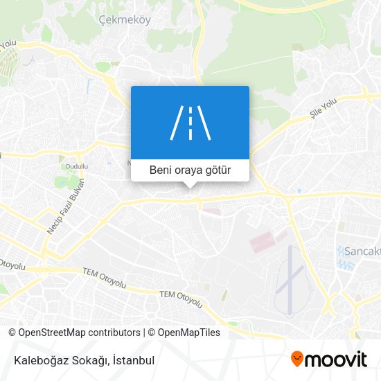 Kaleboğaz Sokağı harita